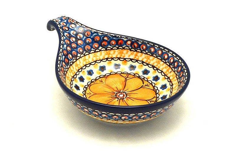 Ceramika Artystyczna Polish Pottery Spoon/Ladle Rest - Unikat Signature - U408B 174-U408B (Ceramika Artystyczna)