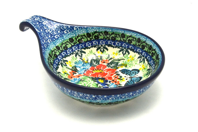 Ceramika Artystyczna Polish Pottery Spoon/Ladle Rest - Unikat Signature - U4553 174-U4553 (Ceramika Artystyczna)