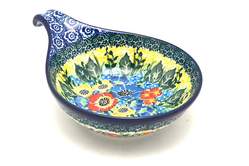 Ceramika Artystyczna Polish Pottery Spoon/Ladle Rest - Unikat Signature - U4578 174-U4578 (Ceramika Artystyczna)