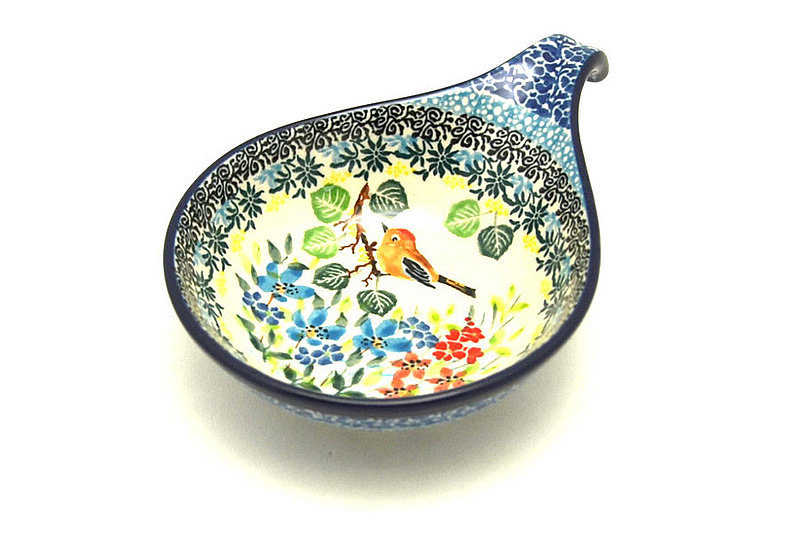 Polish Pottery Spoon/Ladle Rest - Unikat Signature - U5098