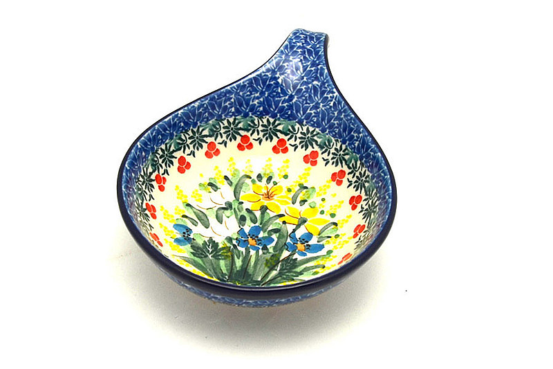 Ceramika Artystyczna Polish Pottery Spoon/Ladle Rest - Unikat Signature - U5131 174-U5131 (Ceramika Artystyczna)