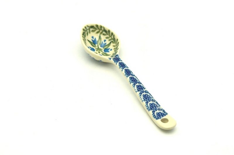 Ceramika Artystyczna Polish Pottery Spoon - Medium - Blue Bells 590-1432a (Ceramika Artystyczna)