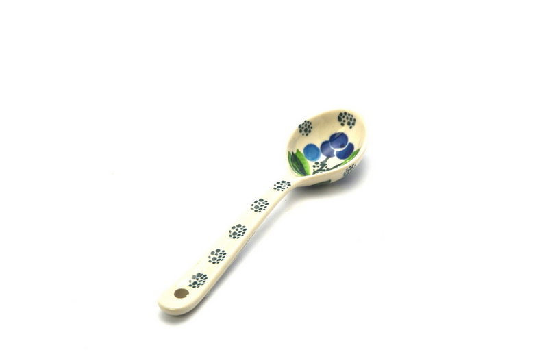 Ceramika Artystyczna Polish Pottery Spoon - Medium - Blue Berries 590-1416a (Ceramika Artystyczna)