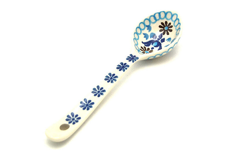 Ceramika Artystyczna Polish Pottery Spoon - Medium - Blue Yonder 590-2187a (Ceramika Artystyczna)