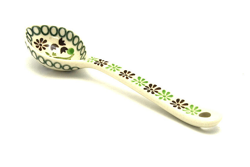Ceramika Artystyczna Polish Pottery Spoon - Medium - Mint Chip 590-2195q (Ceramika Artystyczna)
