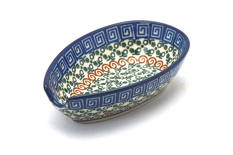 Ceramika Artystyczna Polish Pottery Spoon Rest - Autumn 381-050a (Ceramika Artystyczna)
