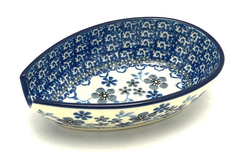 Ceramika Artystyczna Polish Pottery Spoon Rest - Blue Horizon 381-2333a (Ceramika Artystyczna)