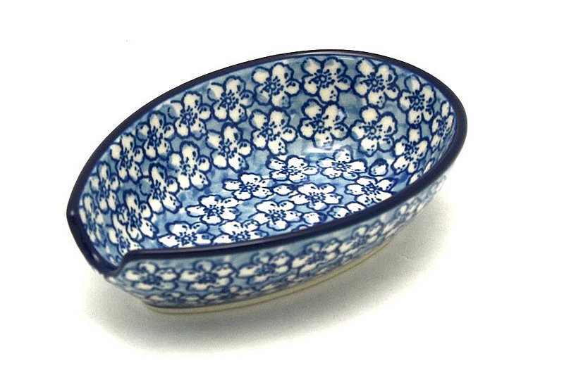 Ceramika Artystyczna Polish Pottery Spoon Rest - Daisy Flurry 381-2176a (Ceramika Artystyczna)