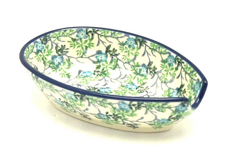 Polish Pottery Spoon Rest - Summer Ivy