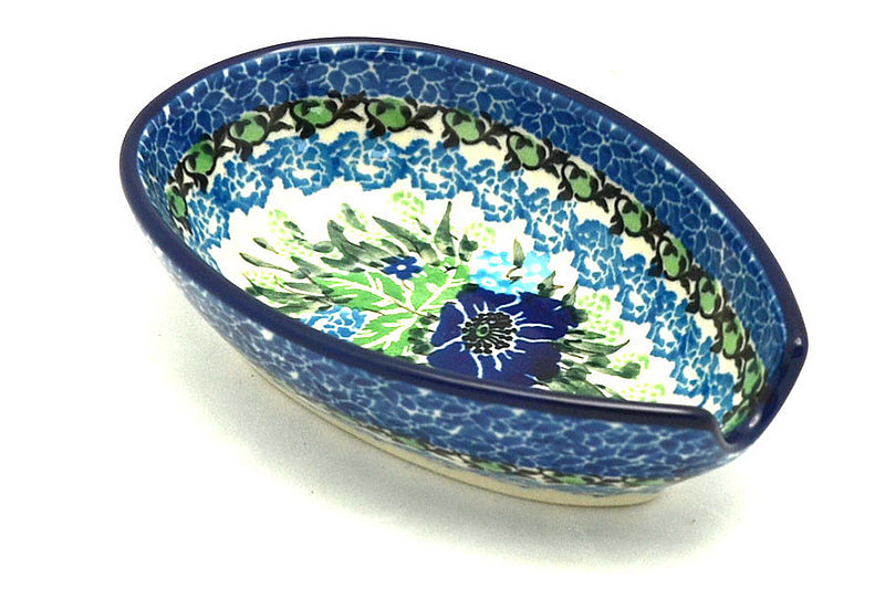 Ceramika Artystyczna Polish Pottery Spoon Rest - Unikat Signature - U4575 381-U4575 (Ceramika Artystyczna)