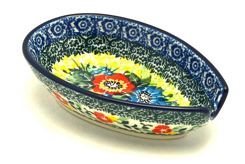 Ceramika Artystyczna Polish Pottery Spoon Rest - Unikat Signature - U4578 381-U4578 (Ceramika Artystyczna)