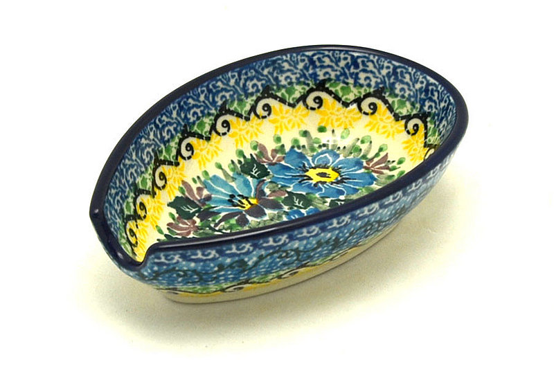 Ceramika Artystyczna Polish Pottery Spoon Rest - Unikat Signature - U4613 381-U4613 (Ceramika Artystyczna)