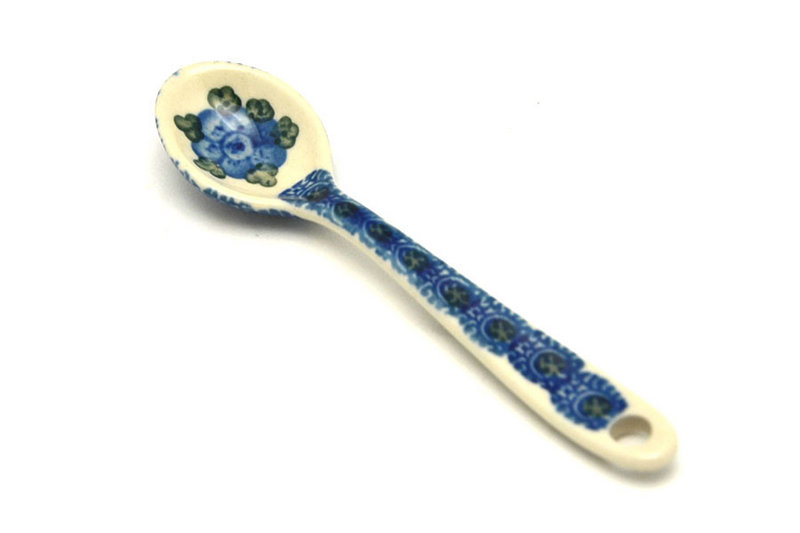 Ceramika Artystyczna Polish Pottery Spoon - Small - Blue Poppy 592-163a (Ceramika Artystyczna)
