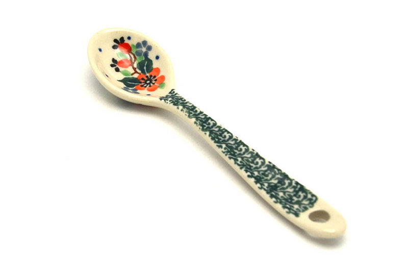 Ceramika Artystyczna Polish Pottery Spoon - Small - Cherry Blossom 592-2103a (Ceramika Artystyczna)