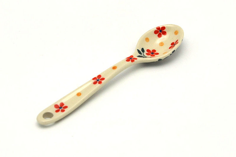 Ceramika Artystyczna Polish Pottery Spoon - Small - Cherry Jubilee 592-2284a (Ceramika Artystyczna)