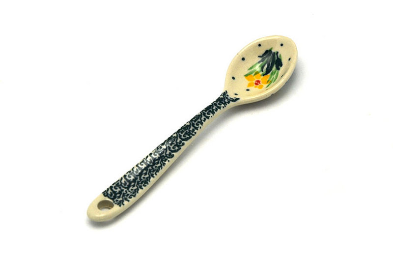 Ceramika Artystyczna Polish Pottery Spoon - Small - Daffodil 592-2122q (Ceramika Artystyczna)