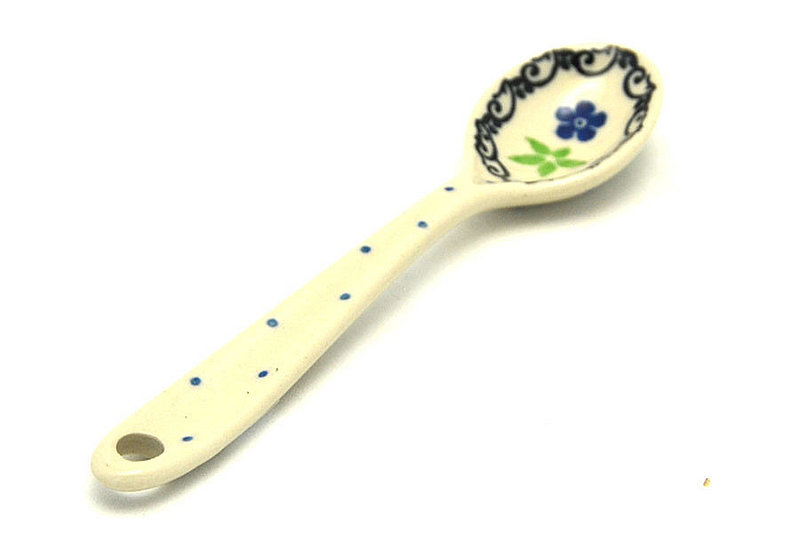 Ceramika Artystyczna Polish Pottery Spoon - Small - Flower Works 592-2633a (Ceramika Artystyczna)