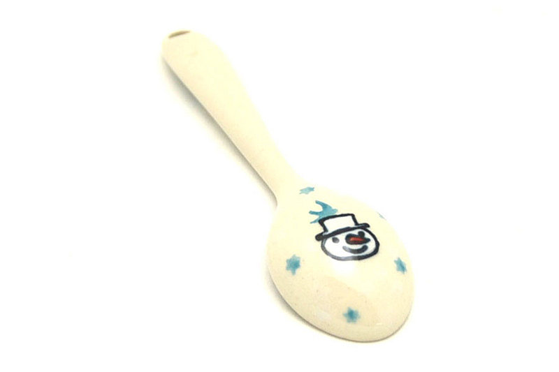 Ceramika Artystyczna Polish Pottery Spoon - Small - Jack Frost 592-2798a (Ceramika Artystyczna)