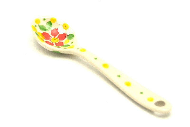 Ceramika Artystyczna Polish Pottery Spoon - Small - Spring Blossom 592-2518q (Ceramika Artystyczna)