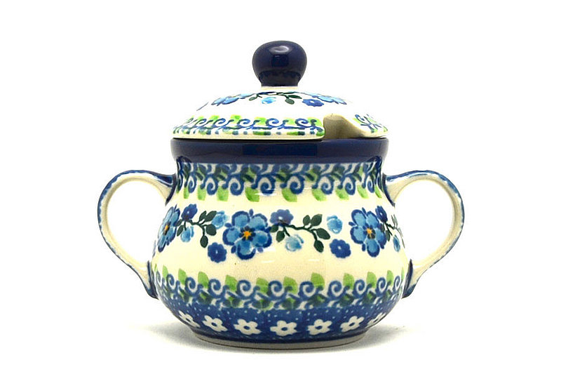 Ceramika Artystyczna Polish Pottery Sugar Bowl - Calico 035-2251a (Ceramika Artystyczna)