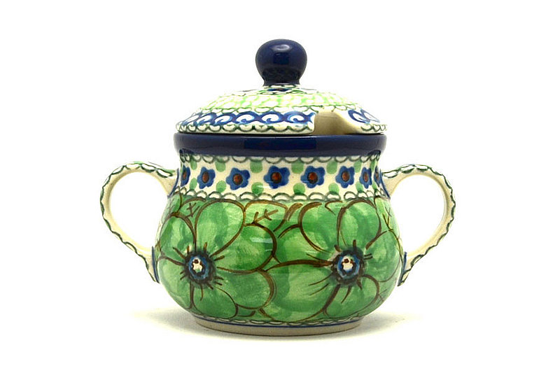 Ceramika Artystyczna Polish Pottery Sugar Bowl - Unikat Signature U408A 035-U408A (Ceramika Artystyczna)