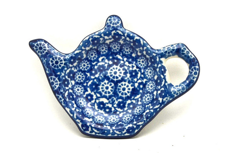 Ceramika Artystyczna Polish Pottery Tea Bag Holder - Midnight 766-2615a (Ceramika Artystyczna)