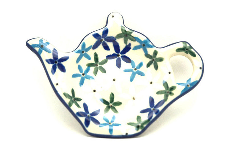 Ceramika Artystyczna Polish Pottery Tea Bag Holder - Sea Star 766-2646a (Ceramika Artystyczna)