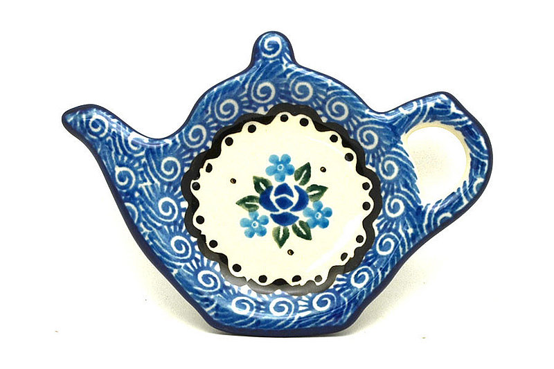 Ceramika Artystyczna Polish Pottery Tea Bag Holder - Twilight 766-0882a (Ceramika Artystyczna)