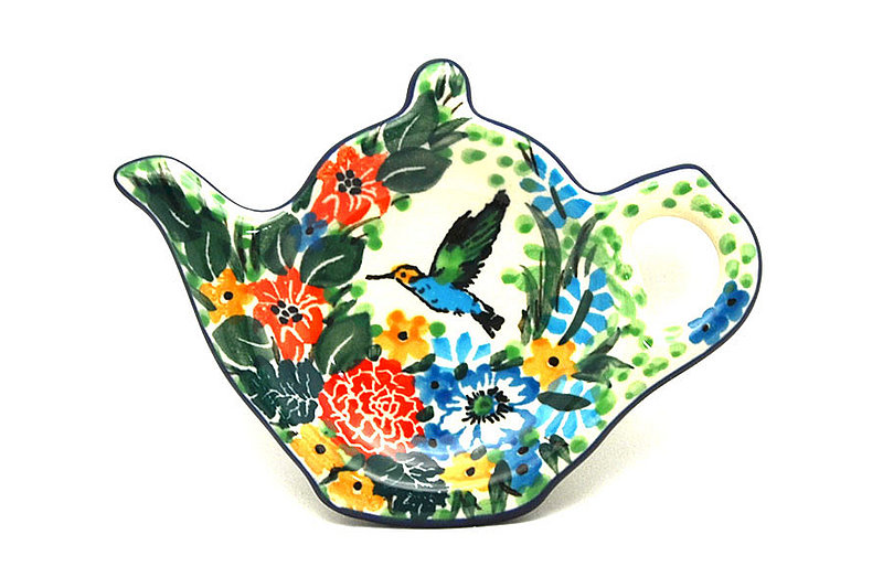 Ceramika Artystyczna Polish Pottery Tea Bag Holder - Unikat Signature - U3271 766-U3271 (Ceramika Artystyczna)