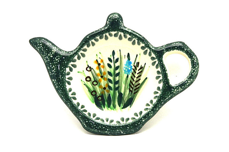 Ceramika Artystyczna Polish Pottery Tea Bag Holder - Unikat Signature - U803 766-U0803 (Ceramika Artystyczna)