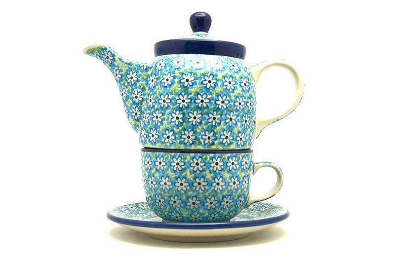 Ceramika Artystyczna Polish Pottery Tea Time for One - Key Lime 423-2252a (Ceramika Artystyczna)