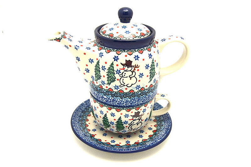 Ceramika Artystyczna Polish Pottery Tea Time for One - Unikat Signature - U4661 423-U4661 (Ceramika Artystyczna)