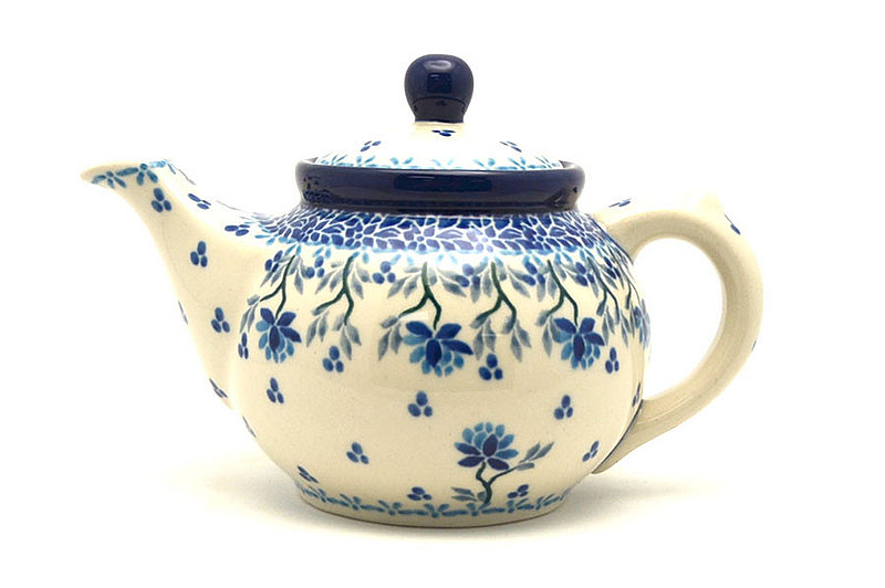 Polish Pottery Teapot - 14 oz. - Clover Field