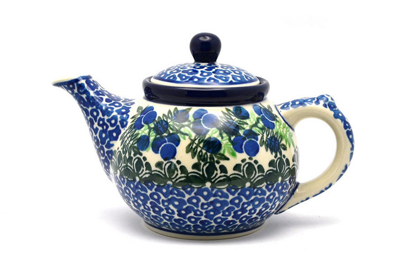 Ceramika Artystyczna Polish Pottery Teapot - 14 oz. - Huckleberry 120-1413a (Ceramika Artystyczna)