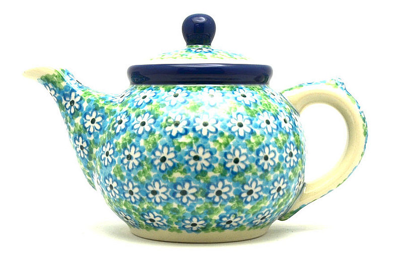 Ceramika Artystyczna Polish Pottery Teapot - 14 oz. - Key Lime 120-2252a (Ceramika Artystyczna)