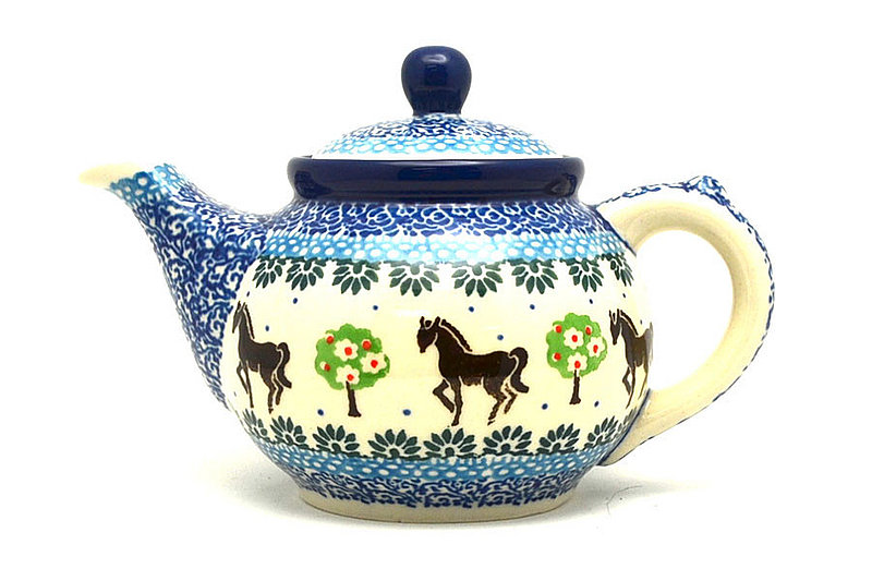 Polish Pottery Teapot - 14 oz. - Mackintosh