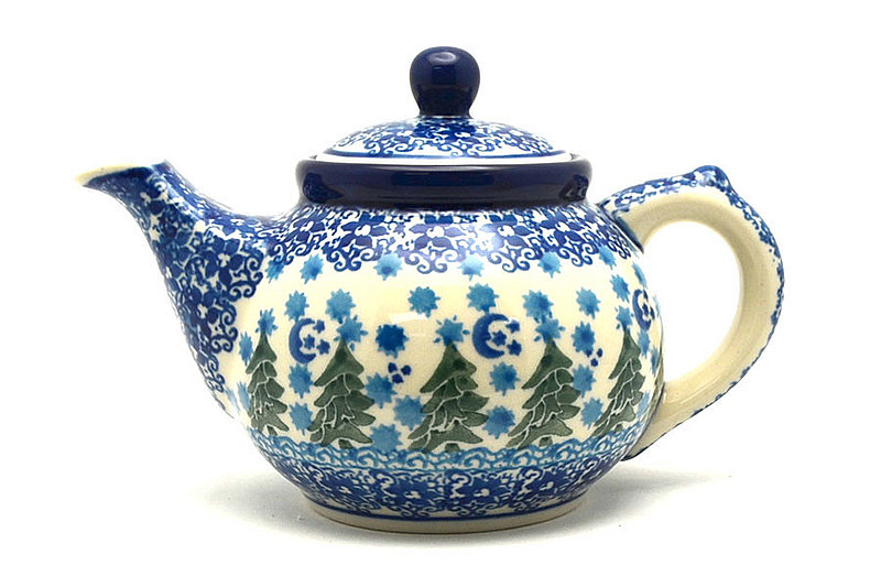 Ceramika Artystyczna Polish Pottery Teapot - 14 oz. - Silent Night 120-1674a (Ceramika Artystyczna)