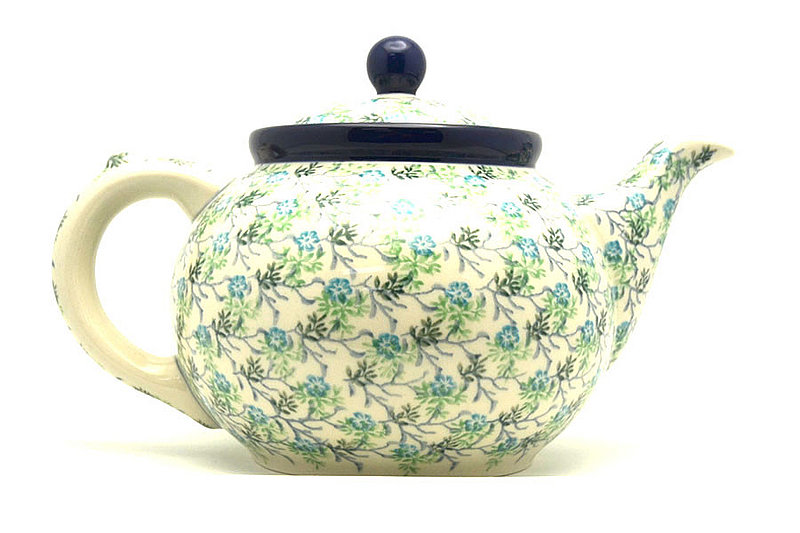 Polish Pottery Teapot - 1 1/4 qt. - Summer Ivy