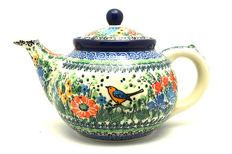Ceramika Artystyczna Polish Pottery Teapot - 1 1/4 qt. - Unikat Signature U2517 060-U2517 (Ceramika Artystyczna)
