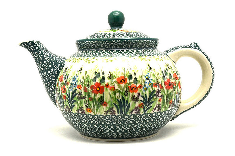 Ceramika Artystyczna Polish Pottery Teapot - 1 1/4 qt. - Unikat Signature U4335 060-U4335 (Ceramika Artystyczna)