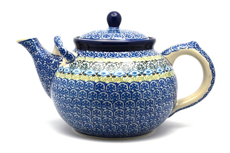 Ceramika Artystyczna Polish Pottery Teapot - 1 3/4 qt. - Tranquility 444-1858a (Ceramika Artystyczna)