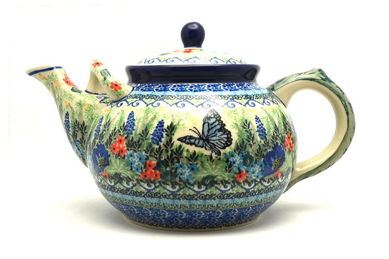 Ceramika Artystyczna Polish Pottery Teapot - 1 3/4 qt. - Unikat Signature - U4600 444-U4600 (Ceramika Artystyczna)