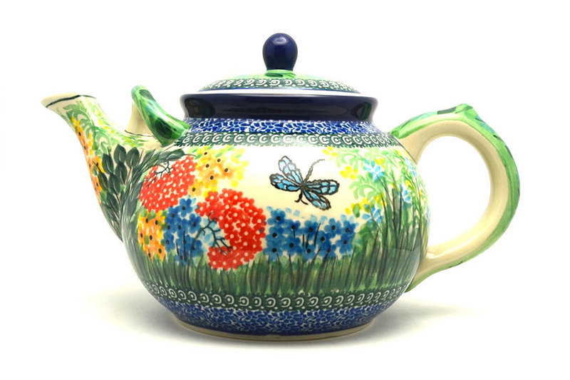 Ceramika Artystyczna Polish Pottery Teapot - 1 3/4 qt. - Unikat Signature - U4612 444-U4612 (Ceramika Artystyczna)
