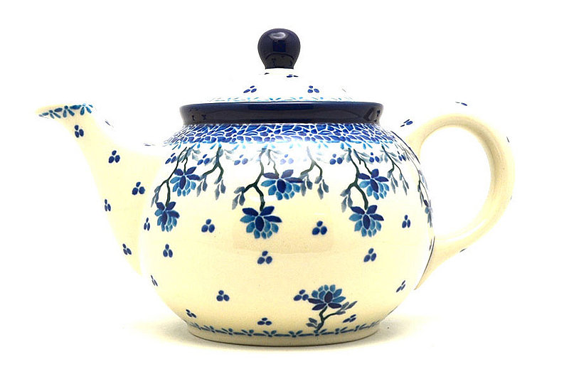 Ceramika Artystyczna Polish Pottery Teapot - 3/4 qt. - Clover Field 264-2524a (Ceramika Artystyczna)