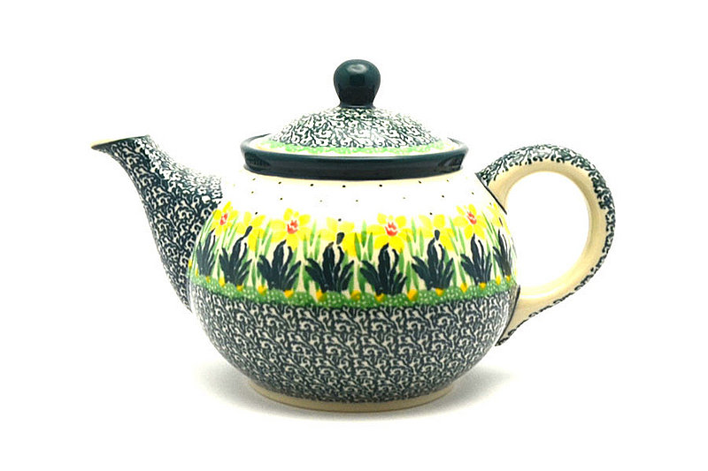 Ceramika Artystyczna Polish Pottery Teapot - 3/4 qt. - Daffodil 264-2122q (Ceramika Artystyczna)
