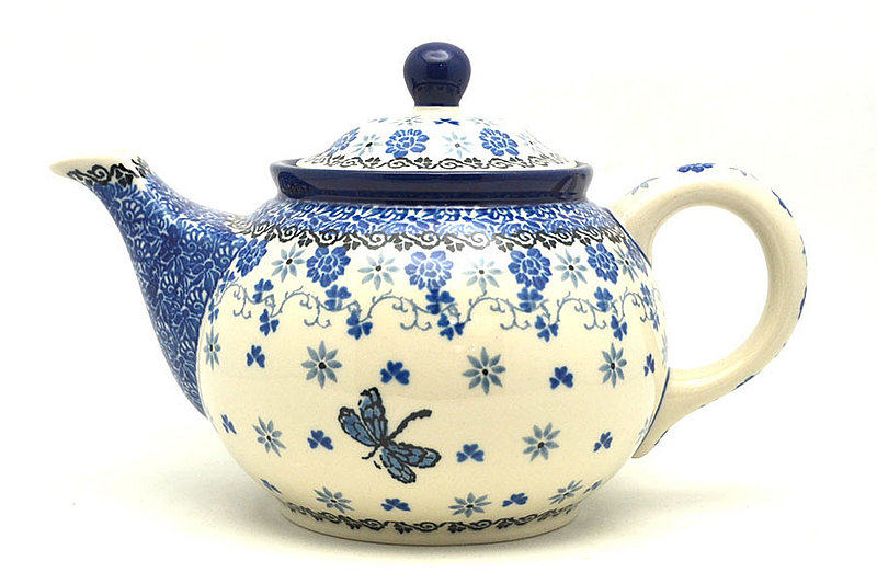 Ceramika Artystyczna Polish Pottery Teapot - 3/4 qt. - Dragonfly 264-2009a (Ceramika Artystyczna)