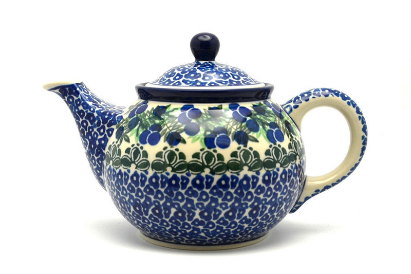 Ceramika Artystyczna Polish Pottery Teapot - 3/4 qt. - Huckleberry 264-1413a (Ceramika Artystyczna)