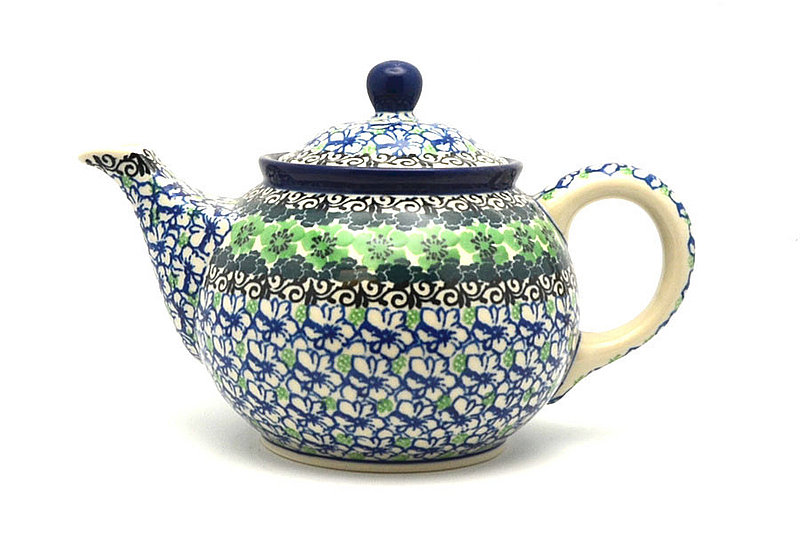 Ceramika Artystyczna Polish Pottery Teapot - 3/4 qt. - Kiwi 264-1479a (Ceramika Artystyczna)