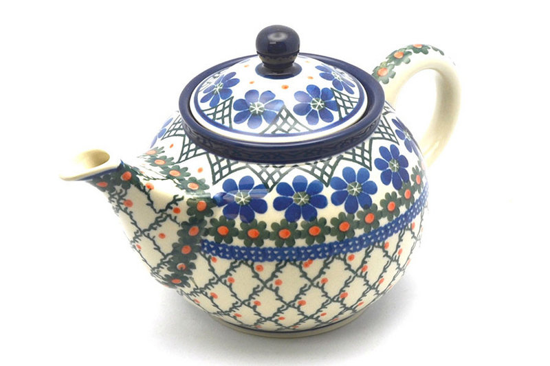 Ceramika Artystyczna Polish Pottery Teapot - 3/4 qt. - Primrose 264-854a (Ceramika Artystyczna)