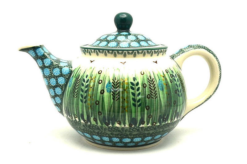 Ceramika Artystyczna Polish Pottery Teapot - 3/4 qt. - Unikat Signature - U0803 264-U0803 (Ceramika Artystyczna)